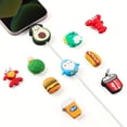 thumbnail image 3 of 10PCS Cute Fruit Animal Charging Buddies, Charger Cable Protect Sets Compatible For IPhone IPad Only, 3 of 5
