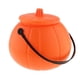 thumbnail image 2 of Wosthever Halloween Pumpkin Bucket Candy Holder Jar Treat Supply or Handle with Trick Kits de decoración para fiestas, 2 of 6