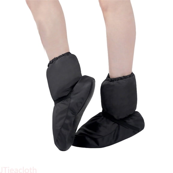 JTieacloth Girls Ballet Sneakers Warm Lined Boots Soft Sole Dance Shoes For Practice Winter Lined Non Indoor Outdoor Casual Wear Sneakers School Shoes,Sizes L Big Kid