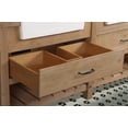 thumbnail image 4 of Ari Kitchen & Bath Marina Farmhouse 72" Solid Wood Bathroom Vanity in Driftwood, 4 of 7