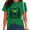 3-green, variant on UNISHE Women's Realtree Camo Glitter Script Faith Lettering Graphic Short Sleeve T-Shirt Outdoor Country Religious Tees Tops