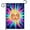 B, variant on XaaKee Yard Flag, Vibrant Cosmic Background Magenta Nebula Garden Flags For Outside Clearance, Double-Sided High-Quality White Linen Spring Garden Flag, Lawn Decor, 12x18Inch