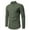 Army Green, variant on Elastic Shirt New Men's Business and Leisure Long Sleeved Shirt Slim Fit Professional Dress Best-selling Seasonal Style