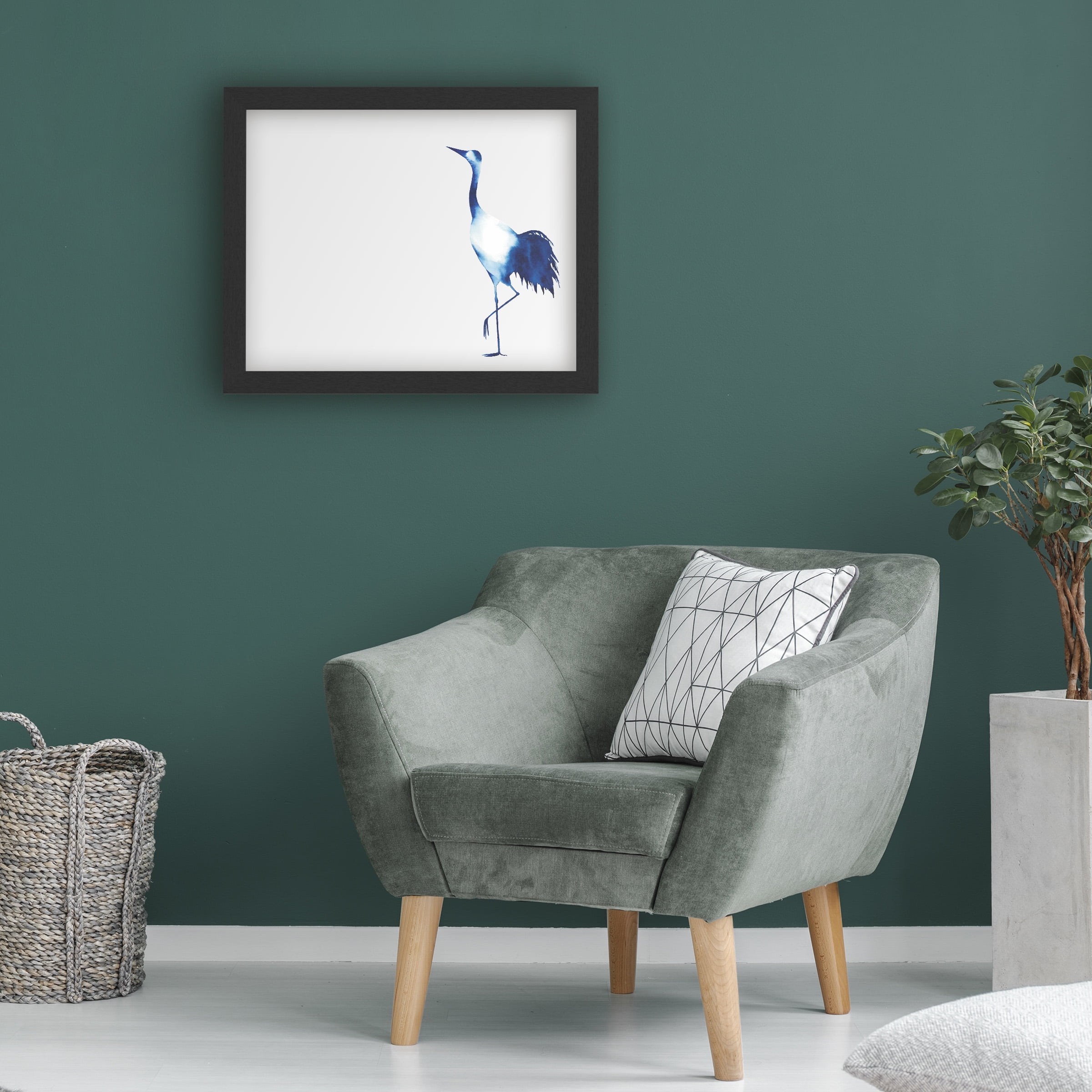 Trademark Fine Art 'Ink Drop Crane I' Markerboard by Grace Popp