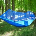 thumbnail image 2 of Automatic Hammock with Detacheable Mosquito Net for Outdoor Camping  Anti-Mosquito Tree-Shaped Swing Hammock  Practical and Durable  Leisure Mesh Hammock  Easy to Store, 2 of 6