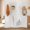 White, variant on 4 Panel Pegboard Room Divider for Privacy and Storage | White
