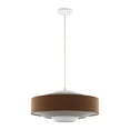 thumbnail image 5 of SAFAVIEH Collelo LED Brown Fabric Pendant Light with Brown Linen Shade, 5 of 8