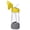 Lemon Sherbet, variant on b.box 15oz Tritan Kids Water Bottle - Kids Water Bottle w/ Straw for School, Sports, Daycare - Leakproof - Ergonomic Triangle Grip - Dishwasher Safe, BPA Free - Strawberry Shake