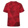 thumbnail image 4 of 2026 Soccer Cup Retro Jersey for Men, Round Neck Short Sleeve Pullover with National Flag & Player Graphic Print for Fan Gathering & Streetwear Wine XXXL, 4 of 7