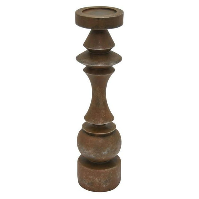Plutus Brands PBTH92297 Décoration de Table en Résine&44; Brun