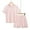 Pink, variant on OGLCCG Boys Pajamas Set Cotton Soft Short Sleeve Sleepwear Shirt and Shorts 2 Piece Solid Color Summer Kids Pjs Loungewear Sets 3-15 Years