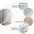 thumbnail image 5 of 72x78 Inch Shower Curtain Green Coastal Bathroom Decor Waterproof Fabric Bathtub Bath Curtains Decorative Summer Beach Nautical Ocean Extra Long Shower Curtain Set with Hooks, 5 of 6