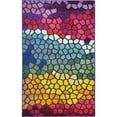 thumbnail image 1 of Unique Loom Estrella Tapis Moderne en Mosaïque 3' 3 x 5' 3 Rectangle Multi/bleu, 1 of 1