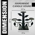 thumbnail image 2 of Tribal Handmade Flamingo Candle Stand - Metal Candle Holder for Home Decor, Diwali Decoration, and Christmas C95, 2 of 3