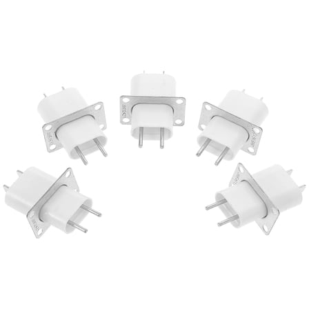 NICEXMAS Microwave Oven Magnetron Socket Assorted Color Metal Plastic 5Pack 2.00X1.30X0.80In