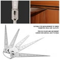 thumbnail image 4 of Stainless Steel Welding Taper Feeler Gauge Rulers Hole Inspection Tool, 10mm, Small Size and Easy to Carry, Clearly Marked Graduations, 5 Different Gauges in One Set., 4 of 7