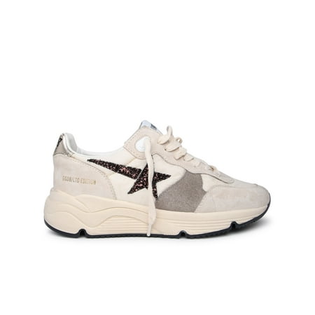 

Golden Goose Woman White Suede Blend Running Sneakers