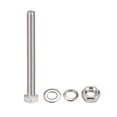 thumbnail image 3 of Uxcell M6 x 70mm 304 Stainless Steel Hex Head Screws Bolts, Nuts, Flat & Lock Washers Kits 10 Sets, 3 of 5