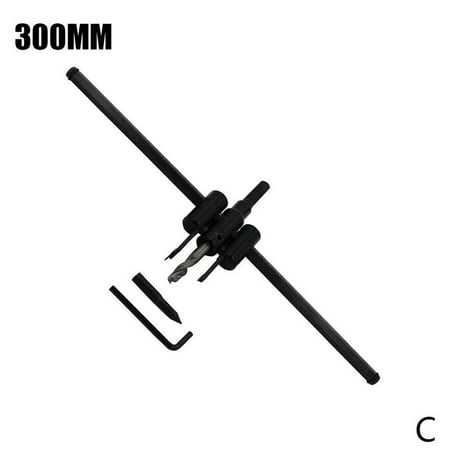 

120-300mm Adjustable Wood Circle Cutter Hole Saw Drill Bit Kit DIY Tool G1D5 X9Q2