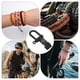 thumbnail image 2 of Hebilla de Pulsera de Paracord Uxcell [4PCS] - Hebilla de Metal U Ajustable para Pulseras Cinturón [Cabeza Plana Negra], 2 of 6