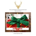 thumbnail image 3 of Naiovety Bolsa de regalo Funda para silla de Navidad Corbatín de Navidad Colorido Boda Antimacassar Funda Sala de estar Comedor Kits de decoración para fiestas Rojo, 3 of 6