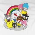 thumbnail image 3 of Hello Kitty and Friends Men's White Graphic Print T-Shirt (XL), 3 of 4