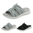 thumbnail image 5 of Siilsaa Shoes for Women Women's Beach sandals, Ultra Soft Cushion Footbed, Arch Support Black,7.5, 5 of 6