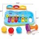 thumbnail image 5 of Juguetes para martillar y golpear para niños de 1 año, banco de juguete con xilófono, juguetes educativos de desarrollo musical para niños de 1 a 2 años, de 18 a 24 meses, 5 of 5