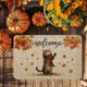 thumbnail image 3 of Autumn Doormat Cat Maple Leaf Rugs Autumn Harvest Doormat Thanksgiving Home Kitchen Decoration Floor Door Mats 20 x 31.5 Inch, 3 of 4