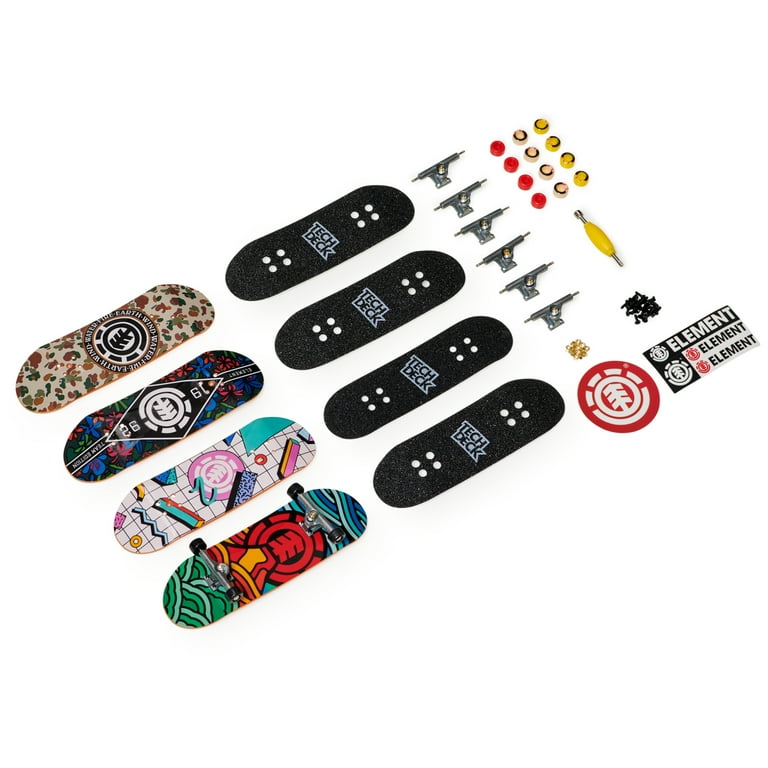 Element Skateboards Tech Deck Ultra DLX 4-Pack Fingerboard