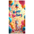 thumbnail image 2 of Colorful Llama Themed Happy Birthday Banner Backdrop Party Decorations Photography Props for Birthday Party Kids Celebration Decors Photo Booth Background Supplies, 2 of 4