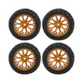 thumbnail image 2 of 1:10 RC Car Wheels And Tires Set,Aluminum Alloy RC Wheel Rim And Rubber Tires Set For 1:10 Remote Control Car, 2 of 8