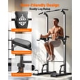 thumbnail image 5 of FED Fitness Sportsroyals Adjustable Power Tower 400lbs Max Weight Dip Station Pull up Bar Power Rack Push up Resistance Band for Home Gym, 5 of 9