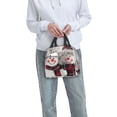 thumbnail image 6 of Pofeuu Christmas Snowman With Hat Print Lunch Bag Lunch Box Insulated Lunch Bag Adult Lunch Box for Men and Women, 6 of 8