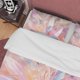thumbnail image 2 of Juego de cama de hojas de cristal de colores Funda nórdica boho, edredón de plumas holográfico, 2 of 6