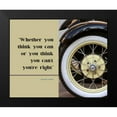 thumbnail image 2 of ArtsyQuotes 14x12 Black Modern Framed Museum Art Print Titled - Henry Ford Quote: Youre Right, 2 of 5