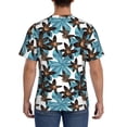 thumbnail image 2 of Naloa Lilies Flowers Men's T-Shirt Sport T-shirt Men's Basic Tee Casual Men's Shirt, Round Neck, Short Sleeves - Small, 2 of 5
