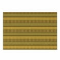 thumbnail image 1 of Kente Pattern Cutting Board, Horizontal Borders of the Prehistoric Country Zigzags Folkloric Ornament Tile, Decorative Tempered Glass Cutting and Serving Board, Small Size, Multicolor, by Ambesonne, 1 of 1