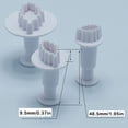thumbnail image 4 of fastboy 3 Pieces Xmas Tree Leaf Spring Embossing Mold Cake Biscuit Decorative Christmas DIY Decorating Tools Printing Die Stamp, 4 of 6