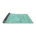thumbnail image 2 of Ahgly Company Indoor Square Abstract Light Blue Contemporary Area Rugs, 7' Square, 2 of 4