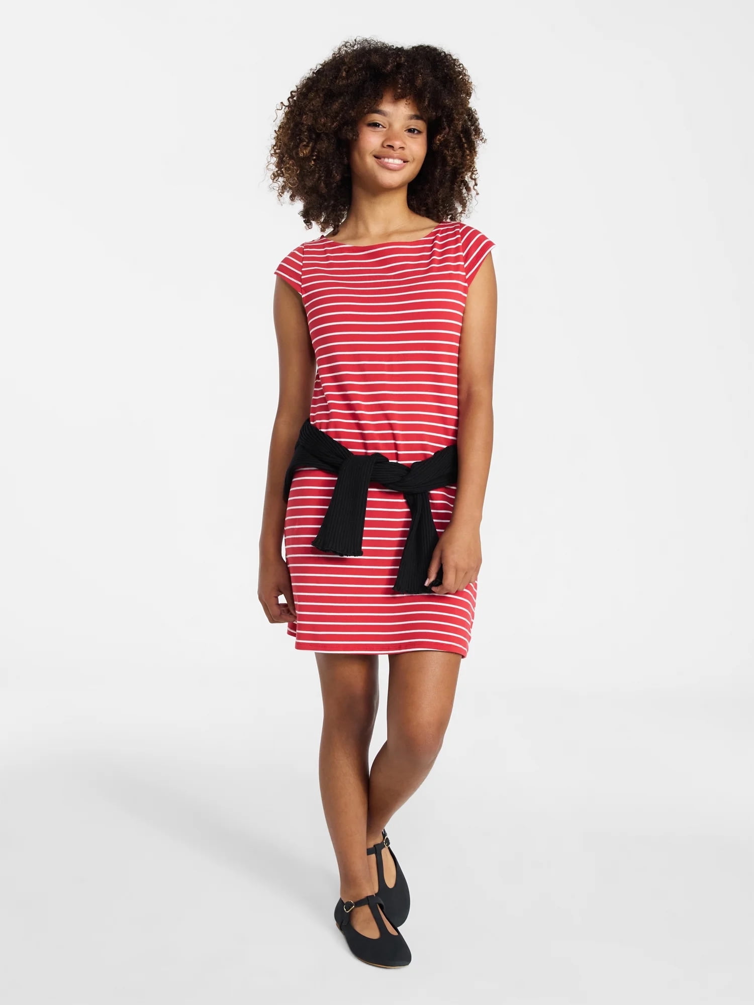 Weekend Academy Girls Knit Dress with Short Sleeves, Sizes 4-18