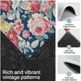 thumbnail image 3 of Pioneer Flower Floral Print Pattern Kitchen Rugs Sets Of 3,Kitchen Runner Rugs Non Skid Washable,Decorative Kitchen Floor Mats for Kitchen,Sink,Laundry,17"x30"+ 17"x47" + 17"x59", 3 of 6