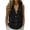 Black #15, variant on Linen Tops Women Collared V Neck Tank Tops Summer 2026 Sleeveless Slim Fit Vacation Blouses Button Down Lightweight Loose Fit Casual Shirts