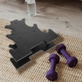 thumbnail image 1 of WRITWAA Dumbbell Frame Stand Black Plastic Three-tiered Storage for Office Space 1Set, 1 of 8