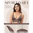 thumbnail image 2 of Livona Bras for Women - 3 Pack Sports Bra Bralettes with Support Workout Tops Wireless Bra Cami Crop Tank Tops S-XXL, 2 of 4