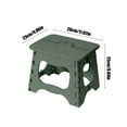 thumbnail image 2 of Tabouret Pliant Siège Portable Design Compact Léger pour Maison Bureau Extérieur, Vert, 2 of 7