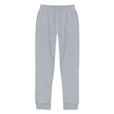 Hanes EcoSmart Boys' Fleece Jogger Sweatpants Light Steel L