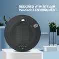 thumbnail image 2 of Portable Solar USB Air Purifier Cleaner Essential Oil Aroma Humidifier for Car Bedroom (Black), 2 of 10