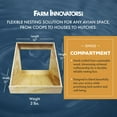 thumbnail image 3 of Farm Innovators Single Compartment Wood Nesting Box for Chickens and Ducks, 3 of 9