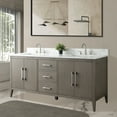thumbnail image 3 of Vanity Art 72” Double Sink Bathroom Vanity Cabinet with Engineered Marble Countertop, 3 of 13